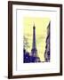 Eiffel Tower, Paris, France - White Frame and Full Format-Philippe Hugonnard-Framed Art Print