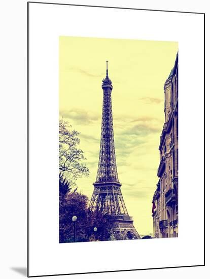 Eiffel Tower, Paris, France - White Frame and Full Format-Philippe Hugonnard-Mounted Art Print