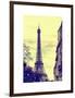 Eiffel Tower, Paris, France - White Frame and Full Format-Philippe Hugonnard-Framed Art Print