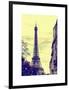 Eiffel Tower, Paris, France - White Frame and Full Format-Philippe Hugonnard-Framed Art Print