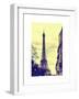 Eiffel Tower, Paris, France - White Frame and Full Format-Philippe Hugonnard-Framed Art Print