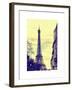 Eiffel Tower, Paris, France - White Frame and Full Format-Philippe Hugonnard-Framed Art Print