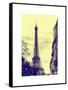 Eiffel Tower, Paris, France - White Frame and Full Format-Philippe Hugonnard-Framed Stretched Canvas