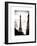 Eiffel Tower, Paris, France - White Frame and Full Format-Philippe Hugonnard-Framed Art Print