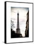 Eiffel Tower, Paris, France - White Frame and Full Format-Philippe Hugonnard-Framed Stretched Canvas