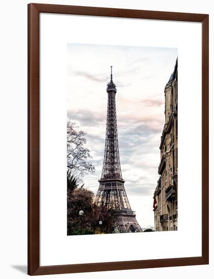 Eiffel Tower, Paris, France - White Frame and Full Format-Philippe Hugonnard-Framed Art Print