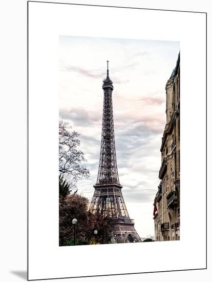 Eiffel Tower, Paris, France - White Frame and Full Format-Philippe Hugonnard-Mounted Art Print