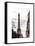 Eiffel Tower, Paris, France - White Frame and Full Format-Philippe Hugonnard-Framed Stretched Canvas