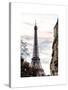 Eiffel Tower, Paris, France - White Frame and Full Format-Philippe Hugonnard-Stretched Canvas