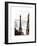 Eiffel Tower, Paris, France - White Frame and Full Format-Philippe Hugonnard-Framed Art Print