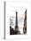 Eiffel Tower, Paris, France - White Frame and Full Format-Philippe Hugonnard-Stretched Canvas