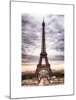 Eiffel Tower, Paris, France - White Frame and Full Format-Philippe Hugonnard-Mounted Art Print