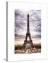 Eiffel Tower, Paris, France - White Frame and Full Format-Philippe Hugonnard-Stretched Canvas