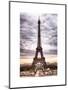 Eiffel Tower, Paris, France - White Frame and Full Format-Philippe Hugonnard-Mounted Art Print