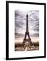 Eiffel Tower, Paris, France - White Frame and Full Format-Philippe Hugonnard-Framed Art Print