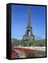 Eiffel Tower, Paris, France-Guy Thouvenin-Framed Stretched Canvas