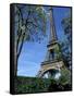 Eiffel Tower, Paris, France-Guy Thouvenin-Framed Stretched Canvas