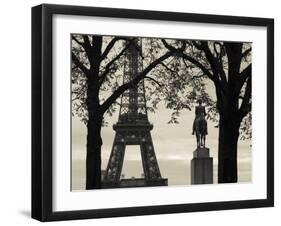 Eiffel Tower, Paris, France-Walter Bibikow-Framed Photographic Print