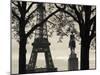 Eiffel Tower, Paris, France-Walter Bibikow-Mounted Photographic Print