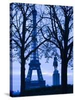 Eiffel Tower, Paris, France-Walter Bibikow-Stretched Canvas