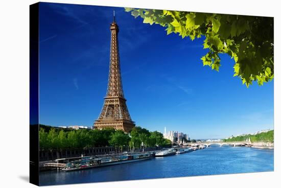 Eiffel Tower, Paris. France-Iakov Kalinin-Stretched Canvas