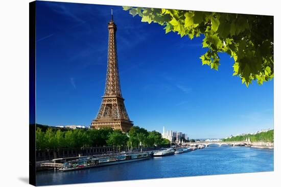 Eiffel Tower, Paris. France-Iakov Kalinin-Stretched Canvas