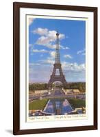 Eiffel Tower, Paris, France-null-Framed Art Print