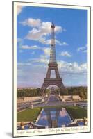 Eiffel Tower, Paris, France-null-Mounted Art Print