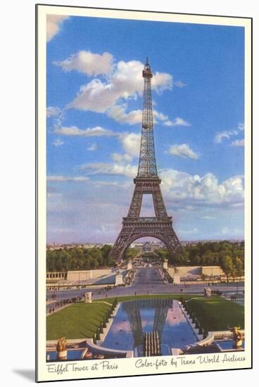 Eiffel Tower, Paris, France-null-Mounted Art Print