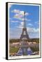 Eiffel Tower, Paris, France-null-Framed Stretched Canvas