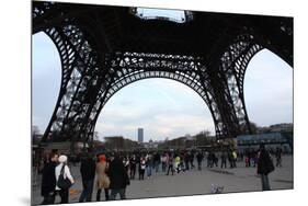 Eiffel Tower Paris From Below Photo Art Print Poster-null-Mounted Poster