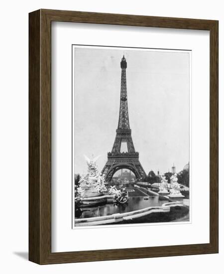 Eiffel Tower, Paris, Late 19th Century-John L Stoddard-Framed Giclee Print