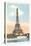 Eiffel Tower, Paris-null-Stretched Canvas