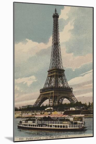 Eiffel Tower, Paris-null-Mounted Giclee Print