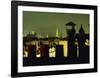 Eiffel Tower Seen from the Roofscape of Paris-Franck Charel-Framed Art Print