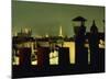 Eiffel Tower Seen from the Roofscape of Paris-Franck Charel-Mounted Art Print