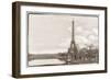 Eiffel Tower, Seine and Pont Rouelle-Cora Niele-Framed Giclee Print