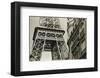 Eiffel Tower Street View #3-Christian Peacock-Framed Art Print