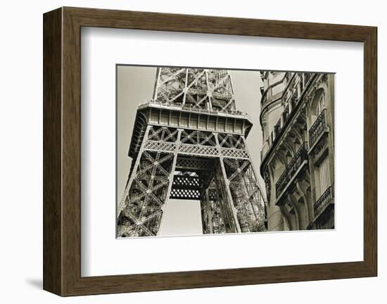 Eiffel Tower Street View #3-Christian Peacock-Framed Art Print