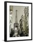 Eiffel Tower Street View, no. 1-Christian Peacock-Framed Art Print