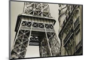 Eiffel Tower Street View, no. 3-Christian Peacock-Mounted Giclee Print