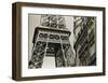 Eiffel Tower Street View, no. 3-Christian Peacock-Framed Giclee Print