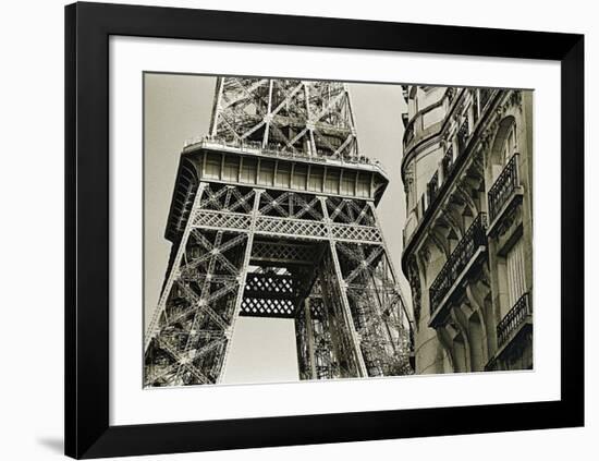 Eiffel Tower Street View, no. 3-Christian Peacock-Framed Giclee Print