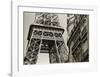 Eiffel Tower Street View, no. 3-Christian Peacock-Framed Giclee Print