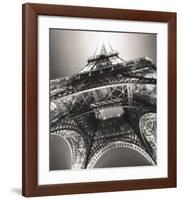 Eiffel Tower, Study 3, Paris, France, 1987-Michael Kenna-Framed Art Print