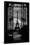 Eiffel Tower Through the Gates-null-Framed Poster