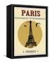 Eiffel Tower Tower From Paris Poster-radubalint-Framed Stretched Canvas