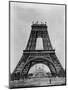 Eiffel Tower Under Construction-null-Mounted Photographic Print