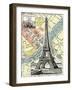 Eiffel Tower Universal Exposition of Paris, 1900-Piddix-Framed Art Print