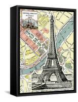 Eiffel Tower Universal Exposition of Paris, 1900-Piddix-Framed Stretched Canvas